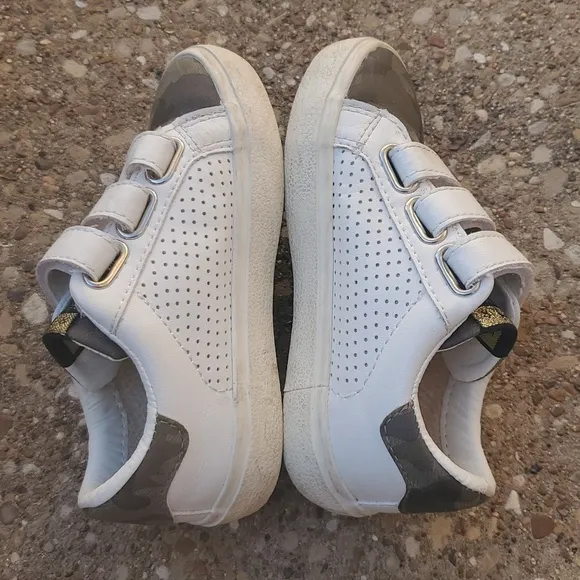 Vintage Havana Charlee Three Strap Glitter Star Sneaker 9 Toddler