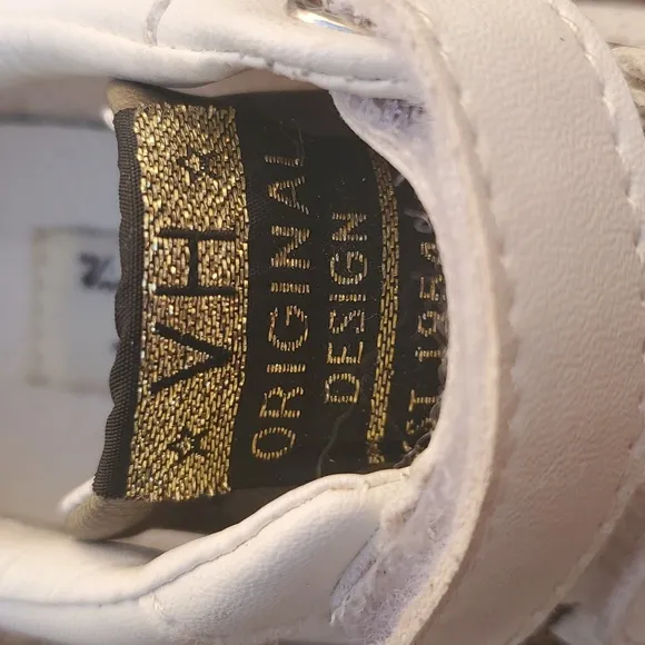 Vintage Havana Charlee Three Strap Glitter Star Sneaker 9 Toddler