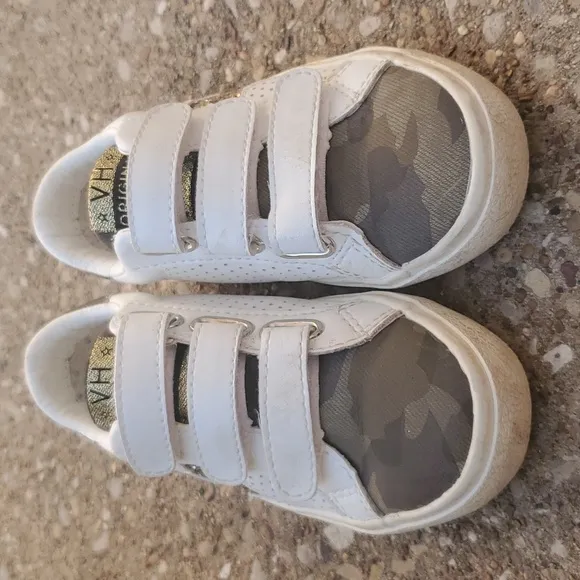 Vintage Havana Charlee Three Strap Glitter Star Sneaker 9 Toddler