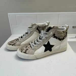Vintage Havana Womens Lester High Top Slip On Athletic Sneaker 9 Snake Star Shoe