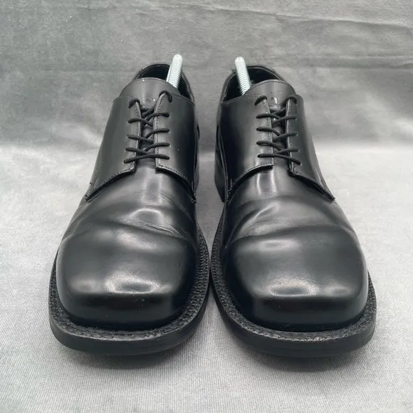 Vintage Muro Welt Mens‎ 1960 Black Leather Dress Shoes Size 10 Rare