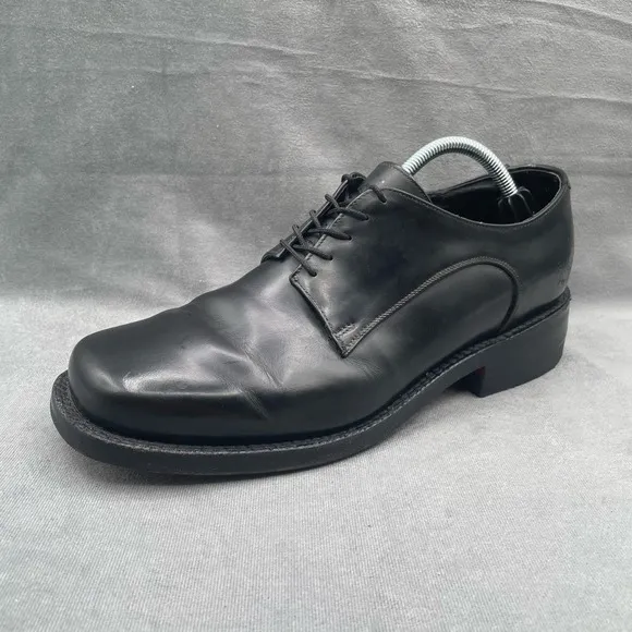 Vintage Muro Welt Mens‎ 1960 Black Leather Dress Shoes Size 10 Rare