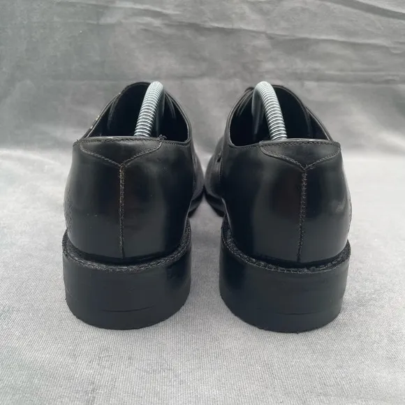Vintage Muro Welt Mens‎ 1960 Black Leather Dress Shoes Size 10 Rare