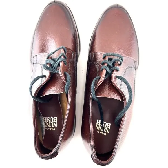 Vintage Nunn Bush Spartan Brown Leather Dress Shoes Men’s Size 7.5 E
