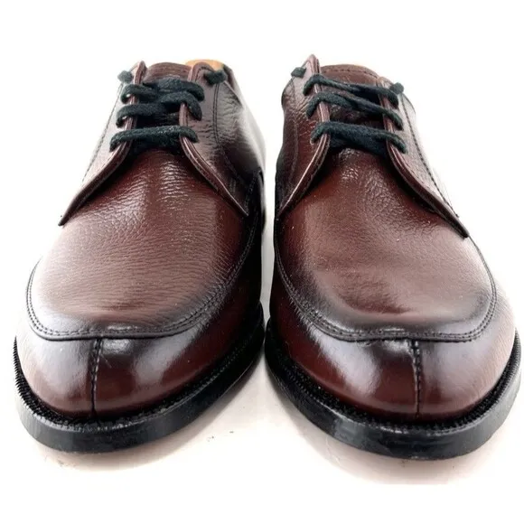 Vintage Nunn Bush Spartan Brown Leather Dress Shoes Men’s Size 7.5 E