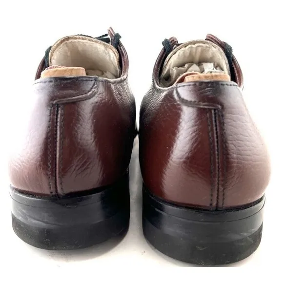 Vintage Nunn Bush Spartan Brown Leather Dress Shoes Men’s Size 7.5 E