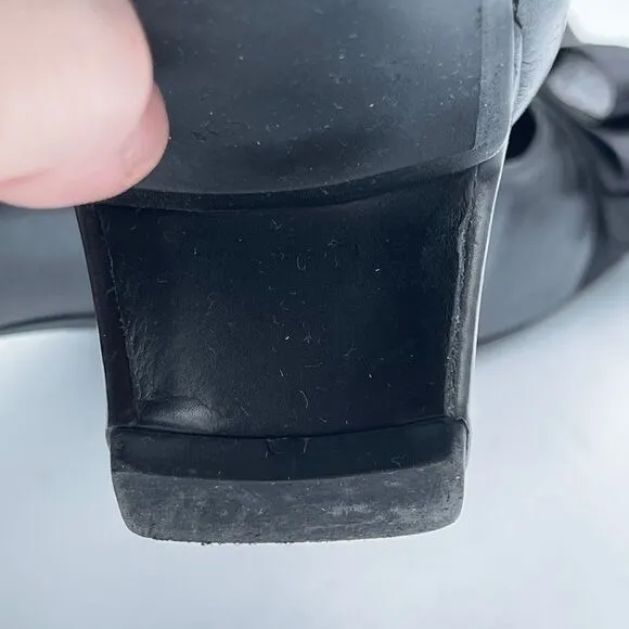 Vintage Stuart weitzman black bow tie pumps 10