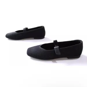Vivaia Black Square-Toe Mary-Jane size 39
