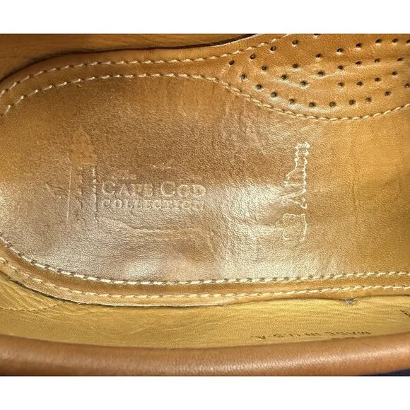 Vtg Alden Cape Cod Collection Brown Leather Dress Shoe Horse Bit Loafers 9.5 D