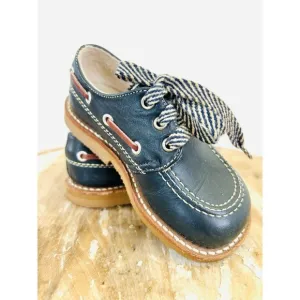 VTG Childs Stride 60s 70s Leather‎ Dress Shoes Toddler Made In USA Size 5 1/2 D