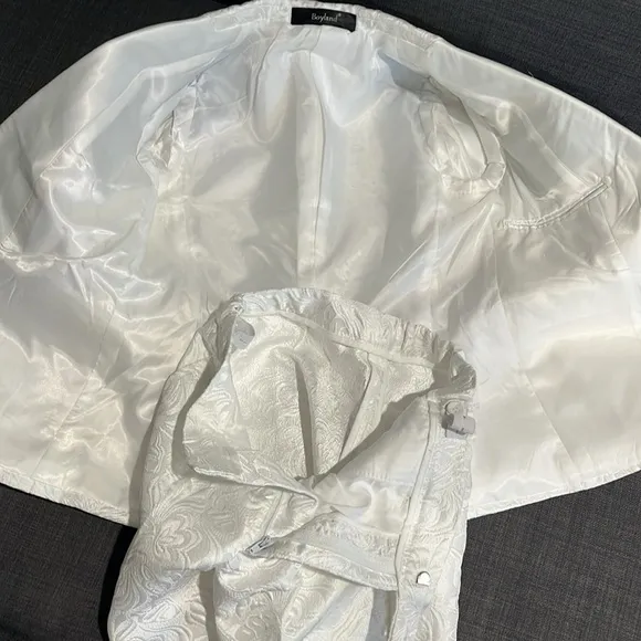 White Communion Boy Suit