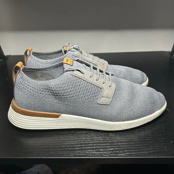 Wolf And Shepherd Mens Size 10 Swiftknit Derby Gray Dress Shoes Sneakers
