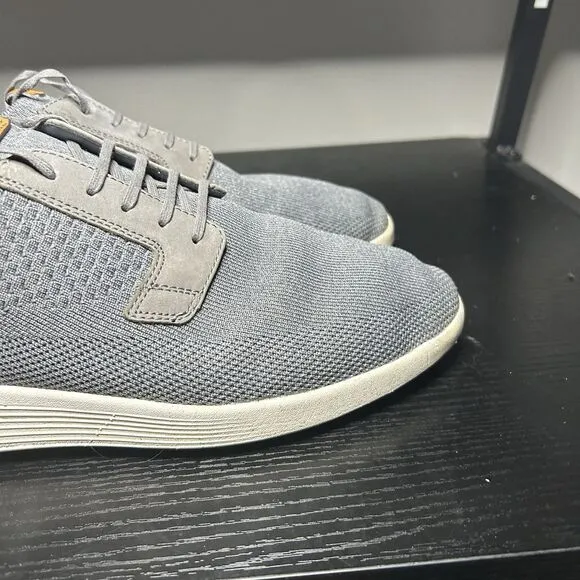 Wolf And Shepherd Mens Size 10 Swiftknit Derby Gray Dress Shoes Sneakers