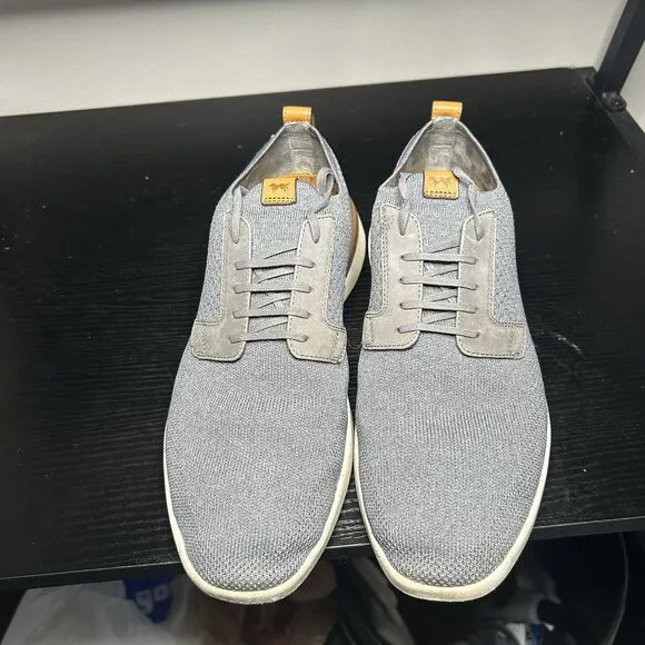 Wolf And Shepherd Mens Size 10 Swiftknit Derby Gray Dress Shoes Sneakers