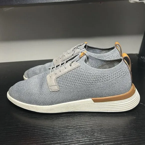 Wolf And Shepherd Mens Size 10 Swiftknit Derby Gray Dress Shoes Sneakers