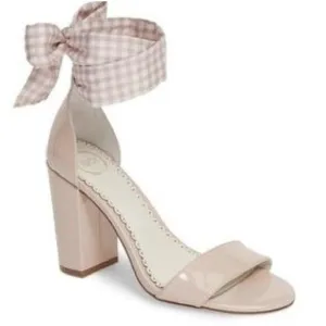 Womens 1901 Block Heeled Sandals Open Toe Wedding Picnic Southern Barbie Pink 11