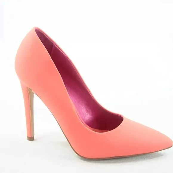 Women's Bridal Sexy Color Pointed Toe Patent Pump Heels Shoes