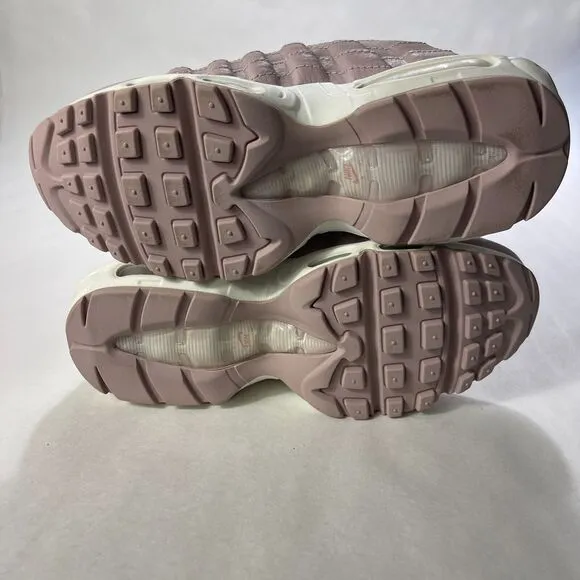 Womens Nike Air Max 95 Size 5.5 Shoes Rose Glitter Sparkle AT0068 600 NEW