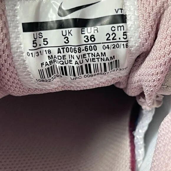 Womens Nike Air Max 95 Size 5.5 Shoes Rose Glitter Sparkle AT0068 600 NEW