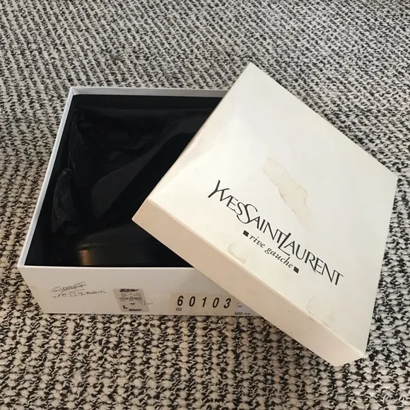 YSL Tribtoo Black Stiletto Pumps