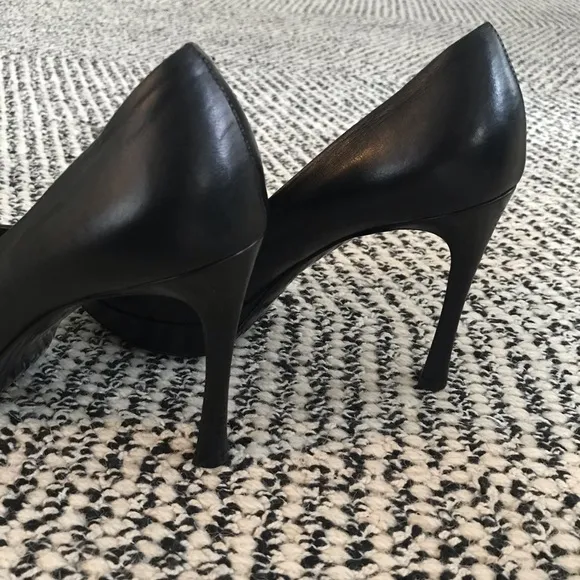 YSL Tribtoo Black Stiletto Pumps