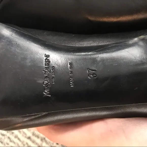 YSL Tribtoo Black Stiletto Pumps