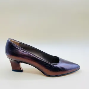 Yves Saint Laurent Metallic Brown Pumps Size 6.5