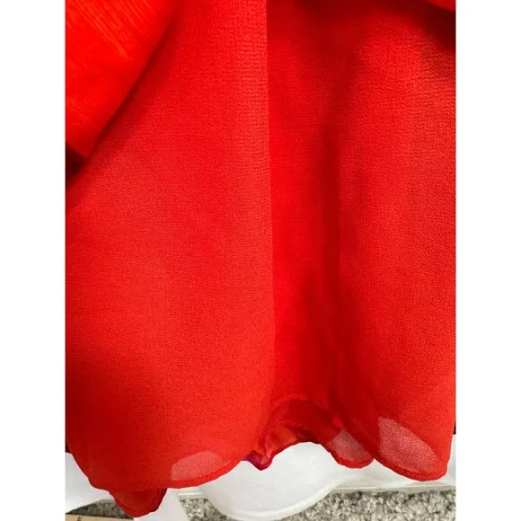Zara V Neck Bead Appliques Tie Dye midi dress Blogger fav sz XL