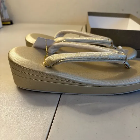 Zori Sandals Geisha Formal Japanese Wedding Size 6
