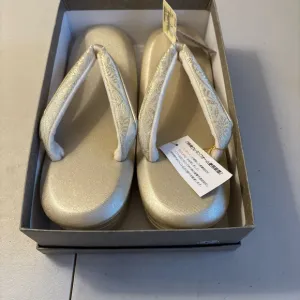 Zori Sandals Geisha Formal Japanese Wedding Size 6